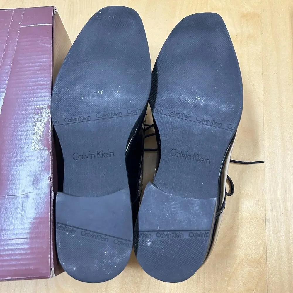 Calvin Klein Brodie Dress Shoes Black Men's Size 7.5 M